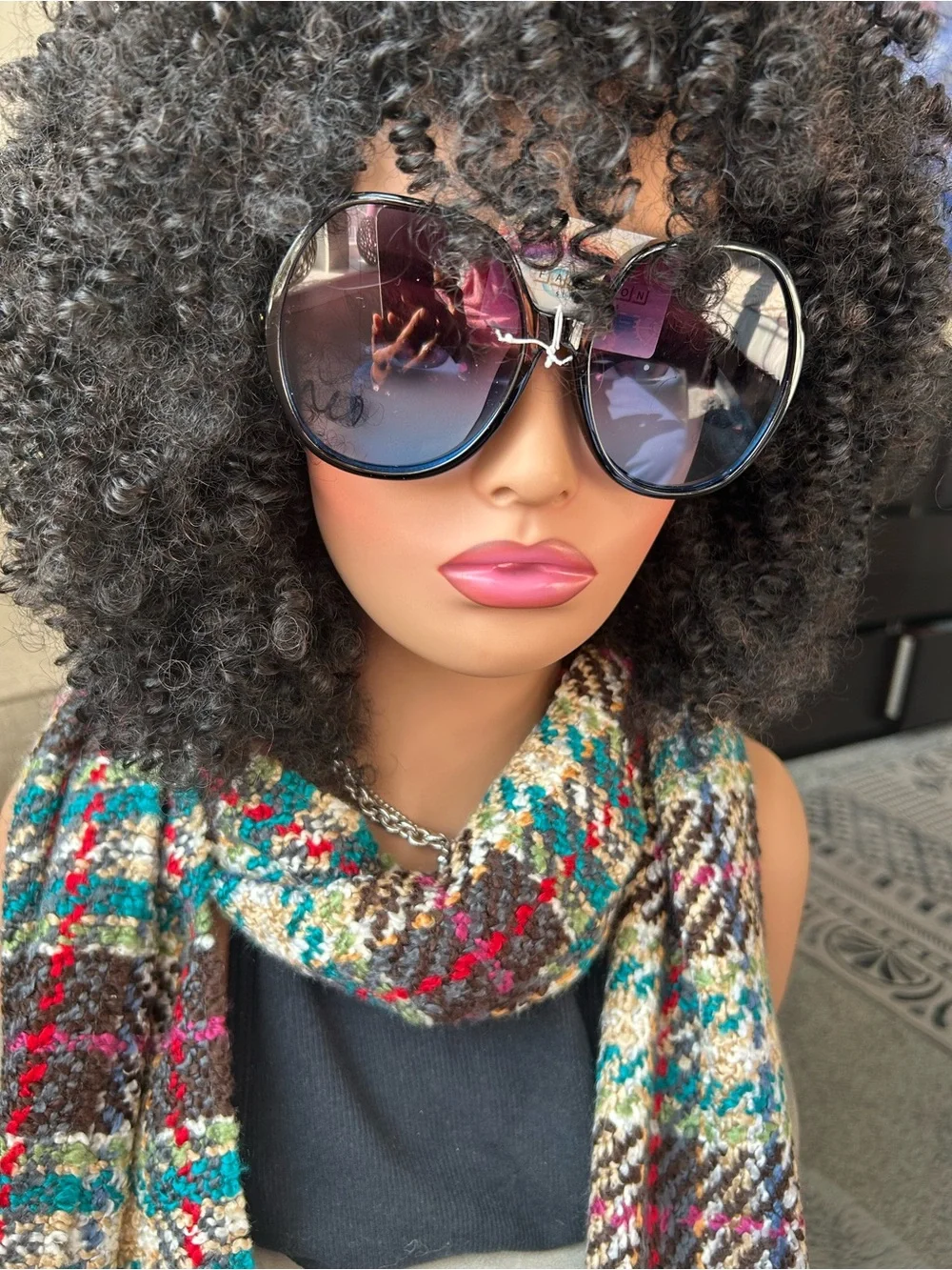 ✨NEW Oversized Gradient Black Sunglasses